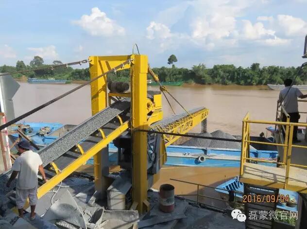 磊蒙機(jī)械超長距離輸送帶在越南建成